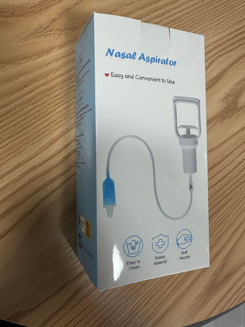 Yiupea nasal cleaner packaging highlighting a reusable design.