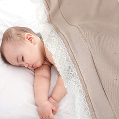 YIXPOH blanket in nursery decor with timeless unisex style