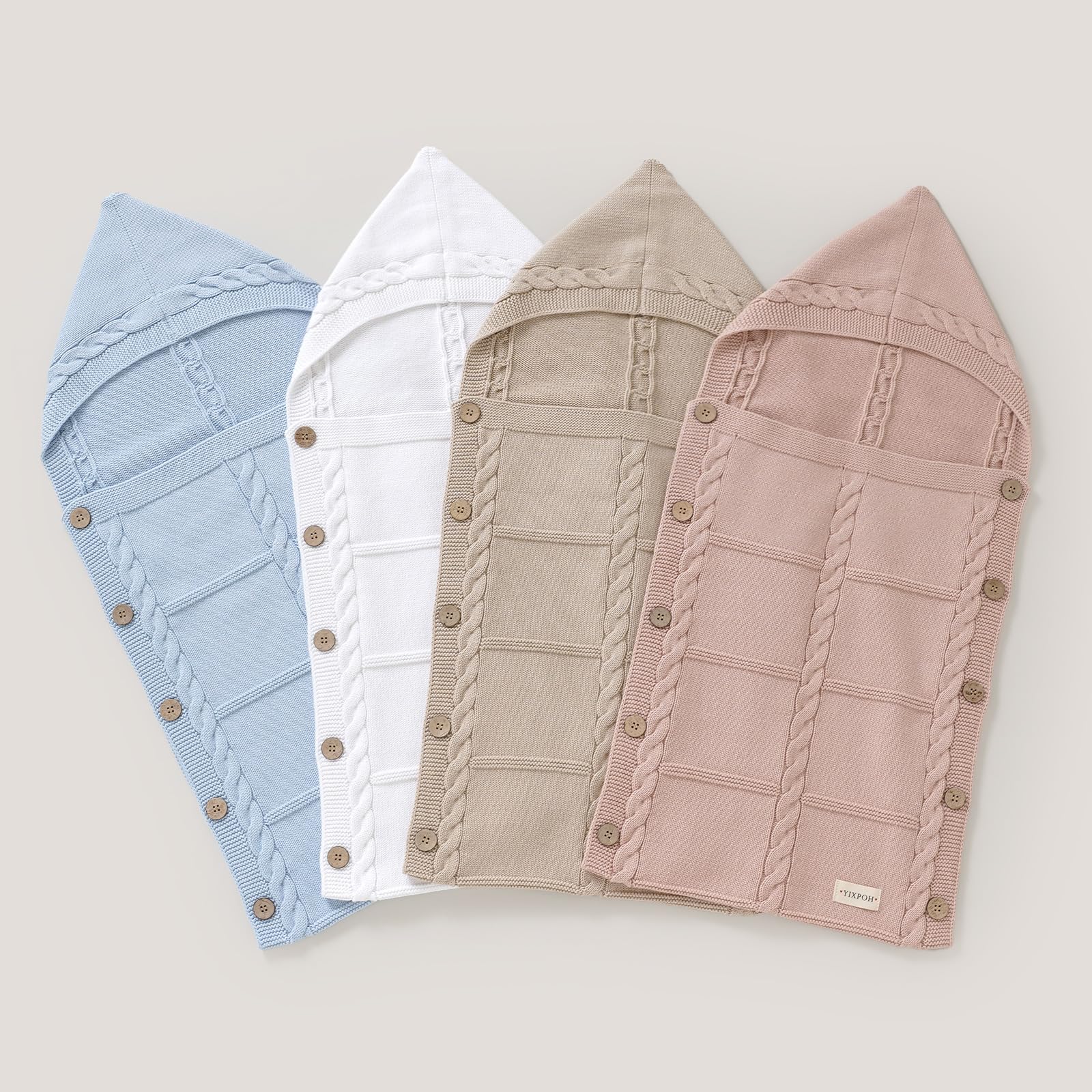 YIXPOH newborn swaddle machine-washable fabric stays soft after many washes.