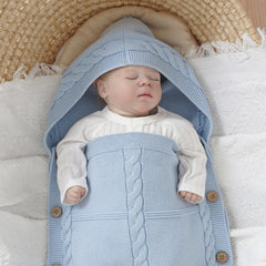YIXPOH newborn swaddle pink-softness-closeup highlights gentle, soothing comfort for naps.