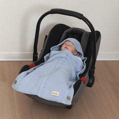YIXPOH newborn swaddle white-cotton-finish demonstrates breathable, everyday comfort.