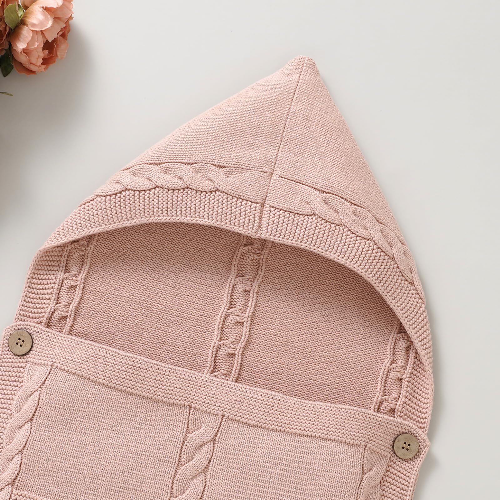 YIXPOH swaddle blanket white sleep image conveys clean minimal design for naps.