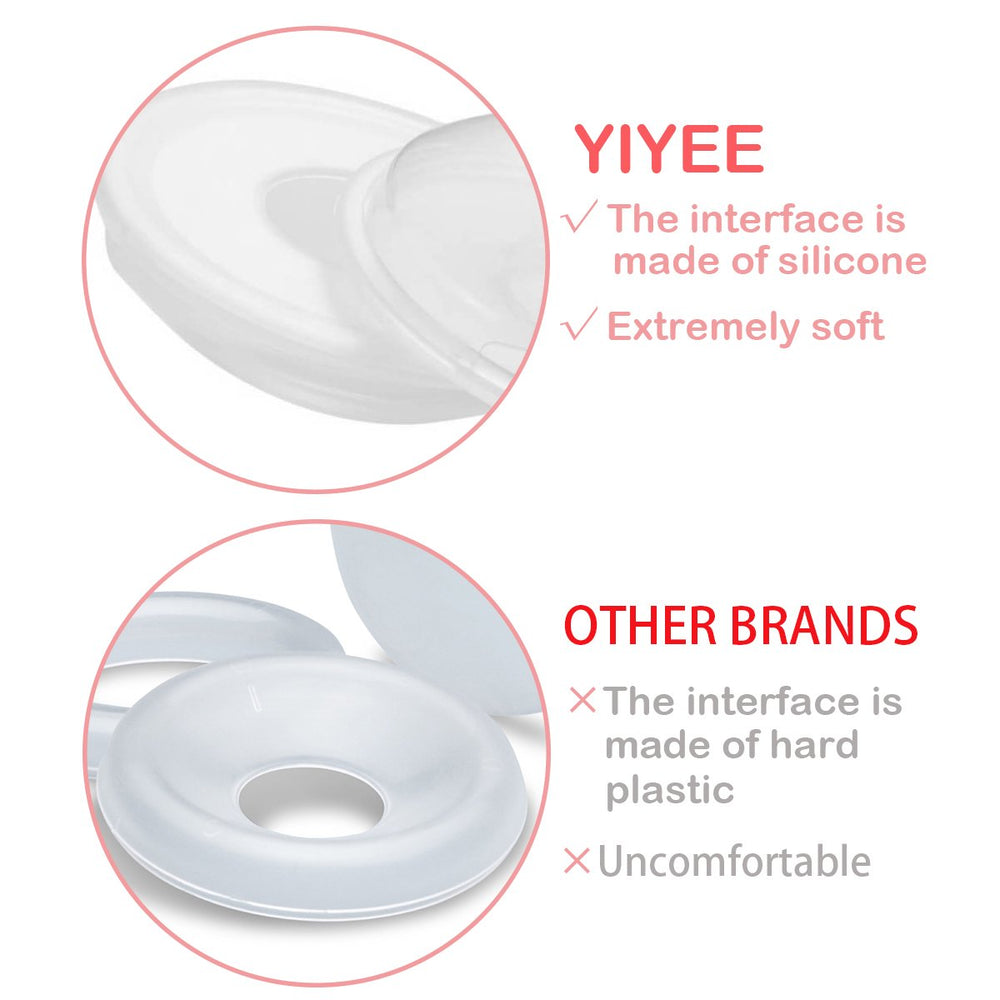 YIYEE Breast Shells air vent design close-up enabling airflow.