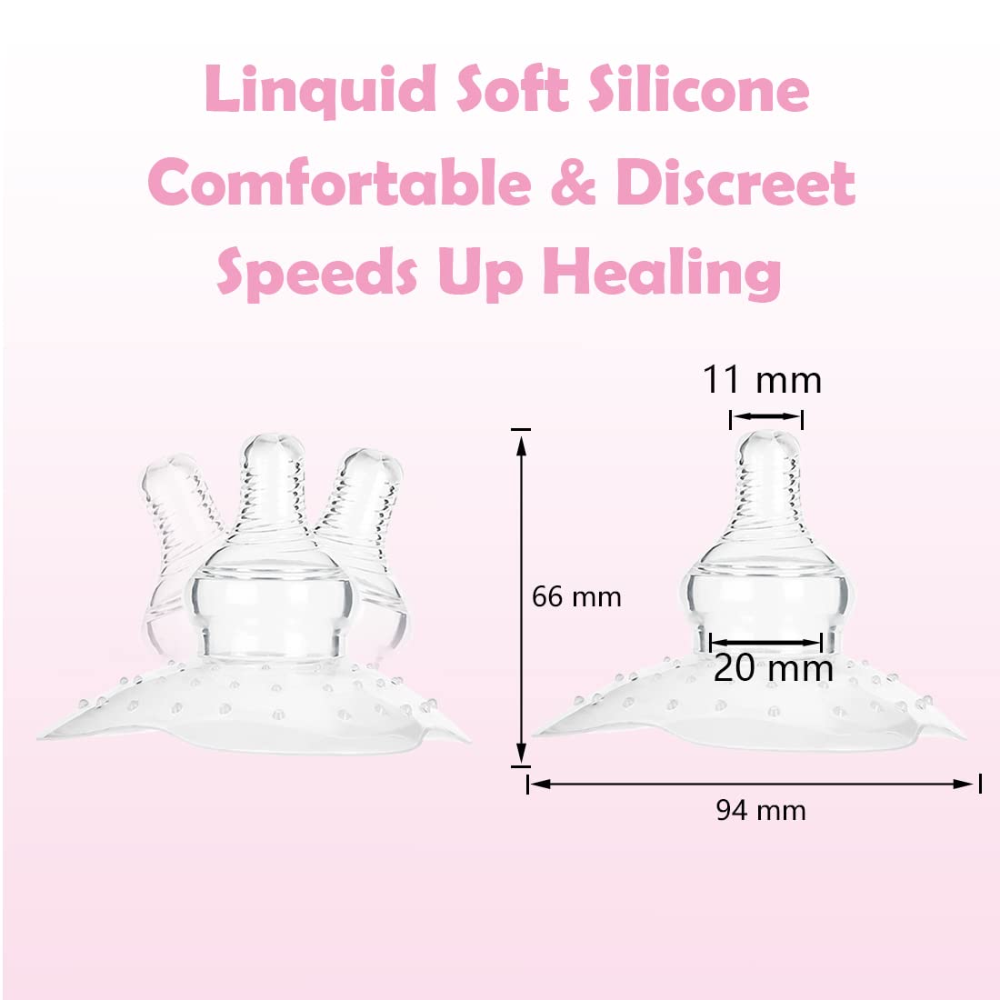 YIYEE upgraded-base triangle fits natural curves for better skin contact.