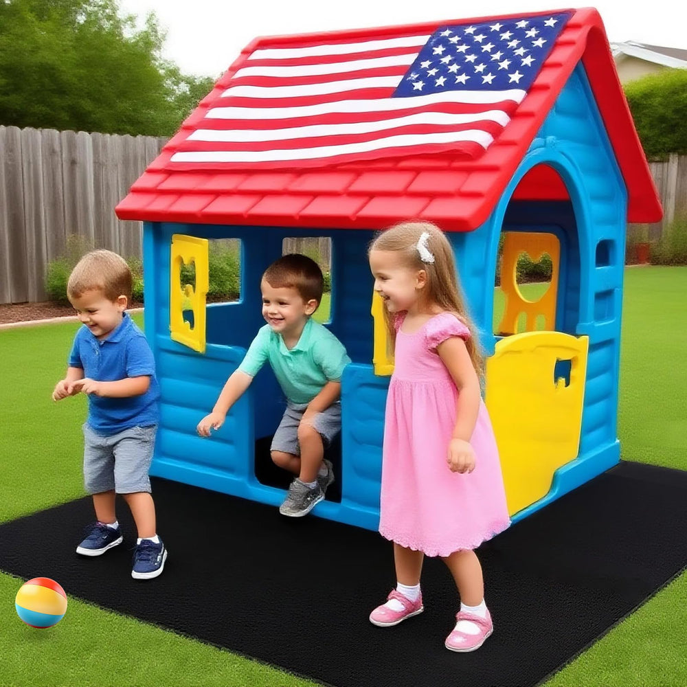 YIYIREA outdoor playhouse mat multiuse backyard flooring option.