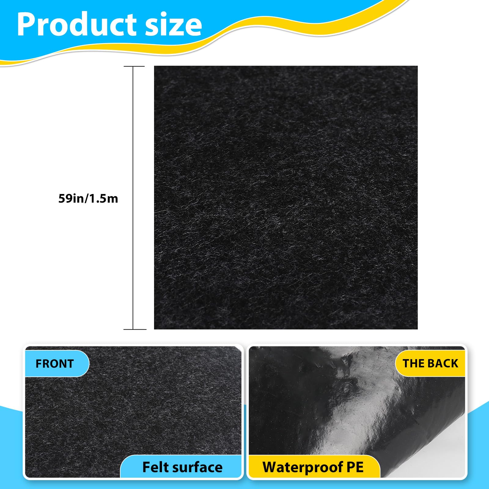 YIYIREA outdoor playhouse mat on grass ready for clean play area.