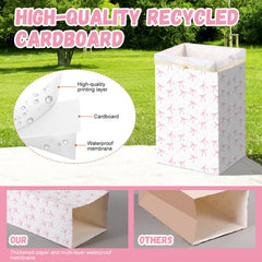 Yiyiring 13gal trash bags pack for easy lining.