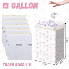 Yiyiring foldable trash can, compact storage for home parties.