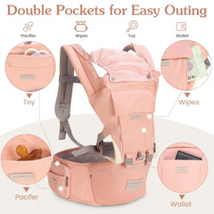 YIYUNBEBE secure buckles and reinforced stitching enhance safety.