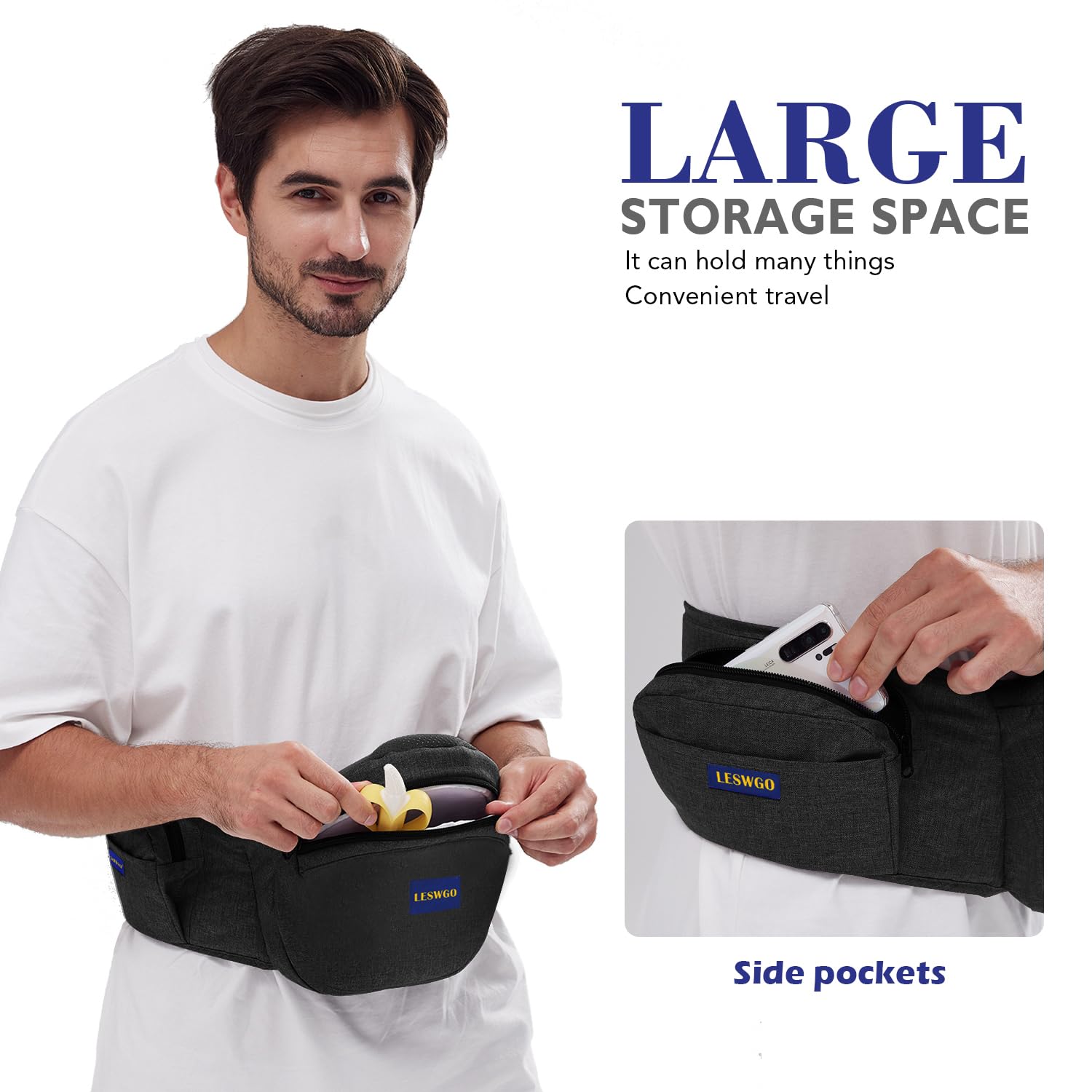 YJOEKAP ergonomic design provides lumbar support during carries.