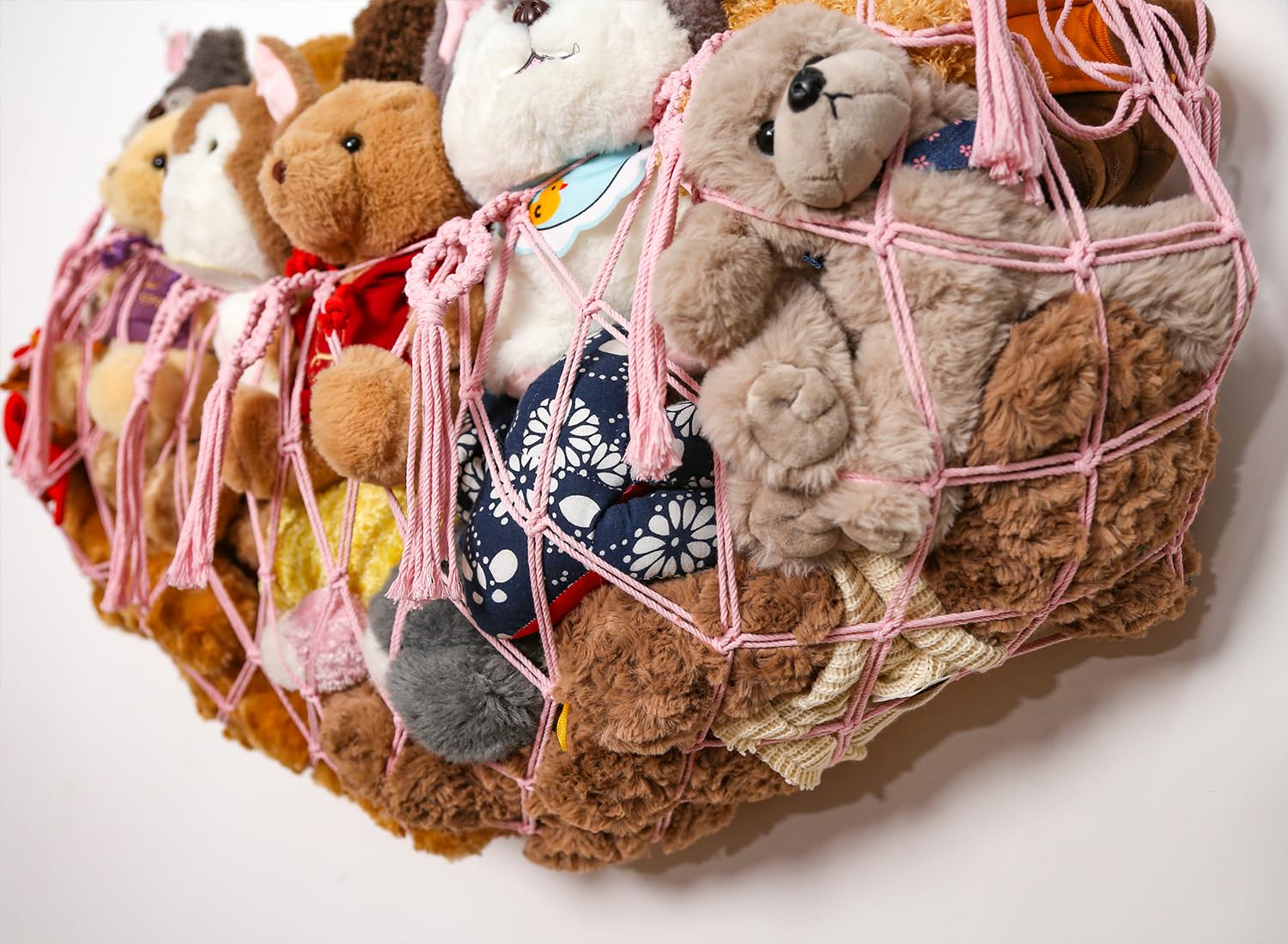 YKBU 49-inch plush toy storage solution for nursery or playroom