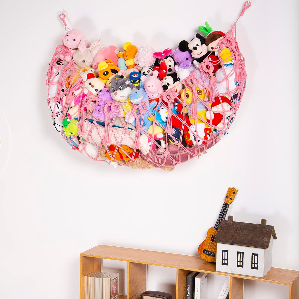 YKBU 60x15 inch toy net fits small to large spaces for organized play.