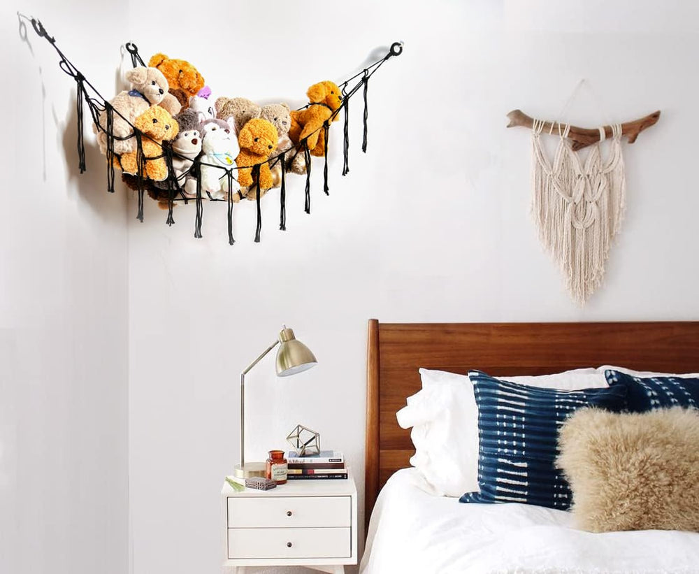 YKBU boho nursery playroom organizer combines style and practical storage