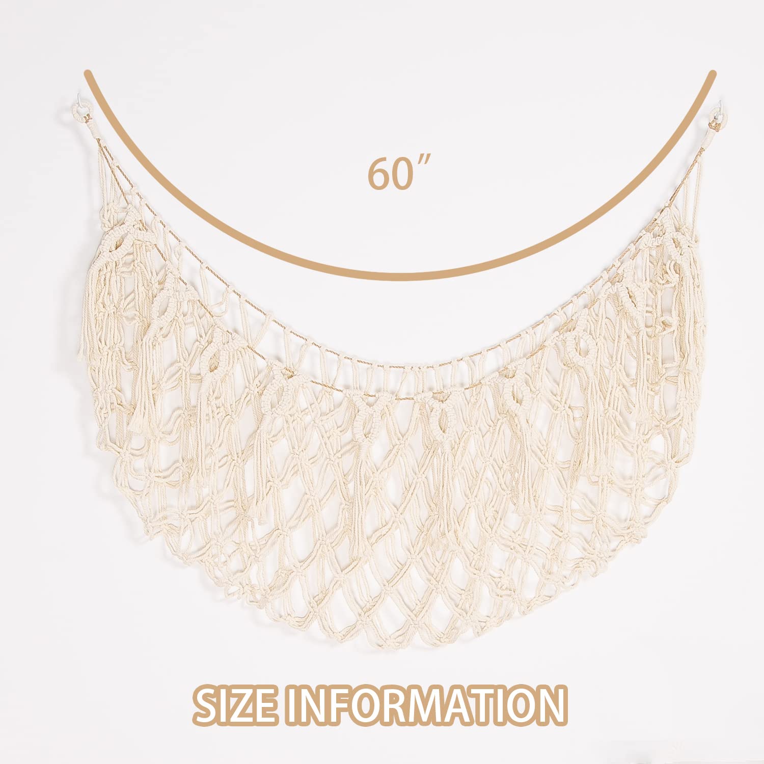 YKBU playroom-organization cream hammock keeps toys tidy and easy to reach