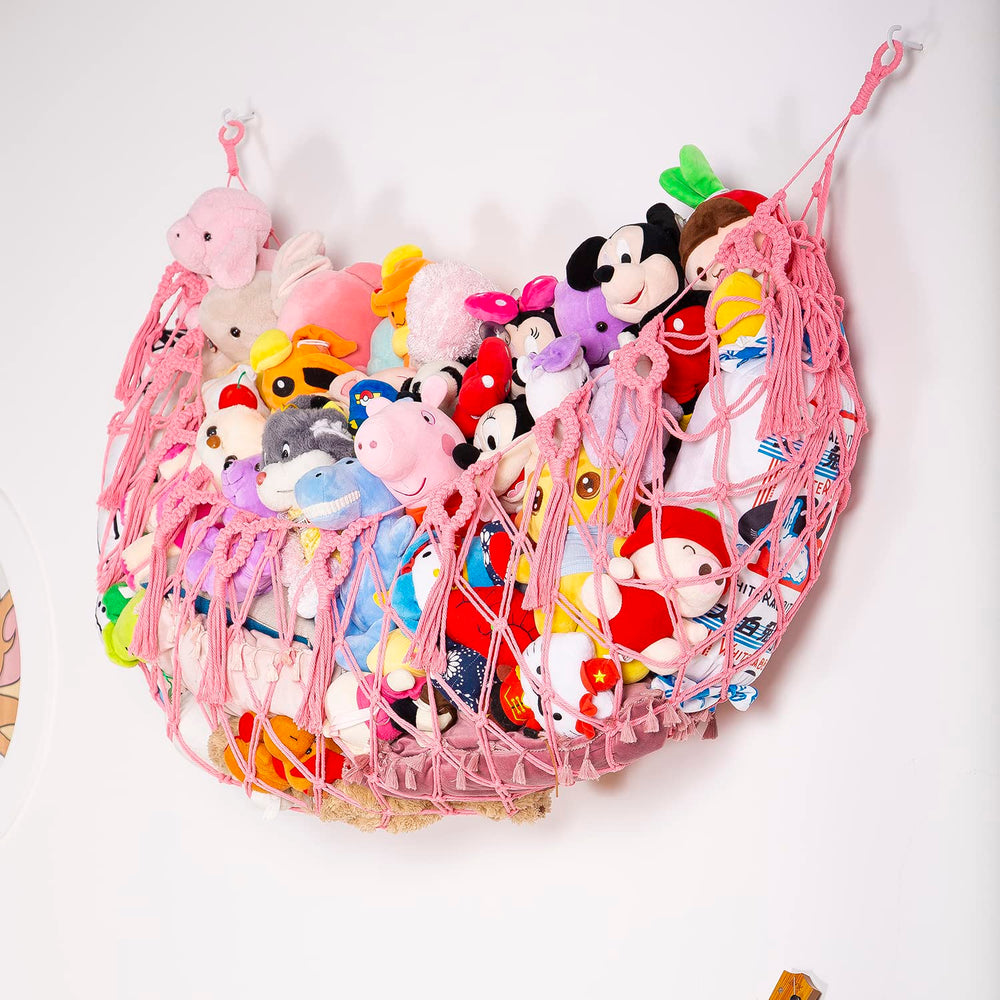 YKBU wall-hanging hammock with safety rings helps prevent falls.
