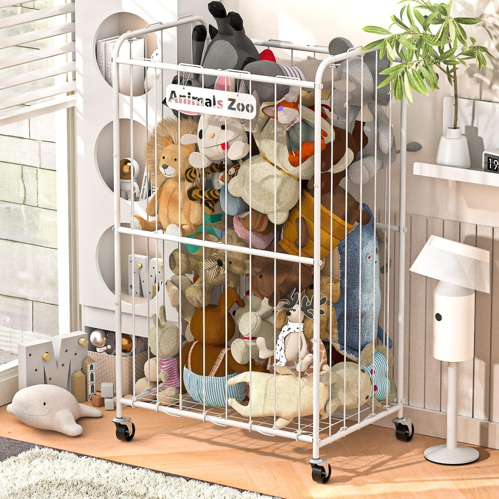 YKDIRECT 250L organizer side view for easy, mobile toy storage.