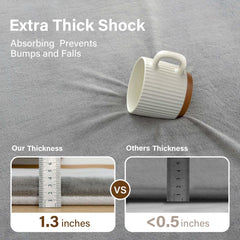 YKimi Baby Play Mat removable cover emphasizes easy cleaning and long-lasting use.