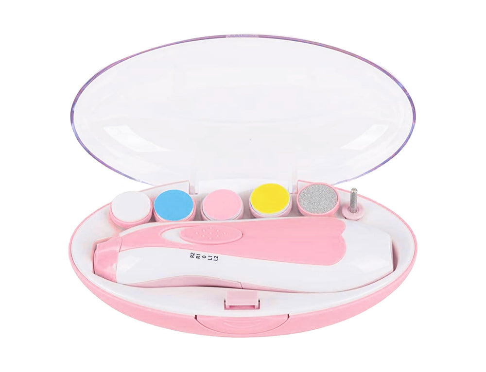 Ylawost baby nail trimmer front view highlighting ergonomic grip.