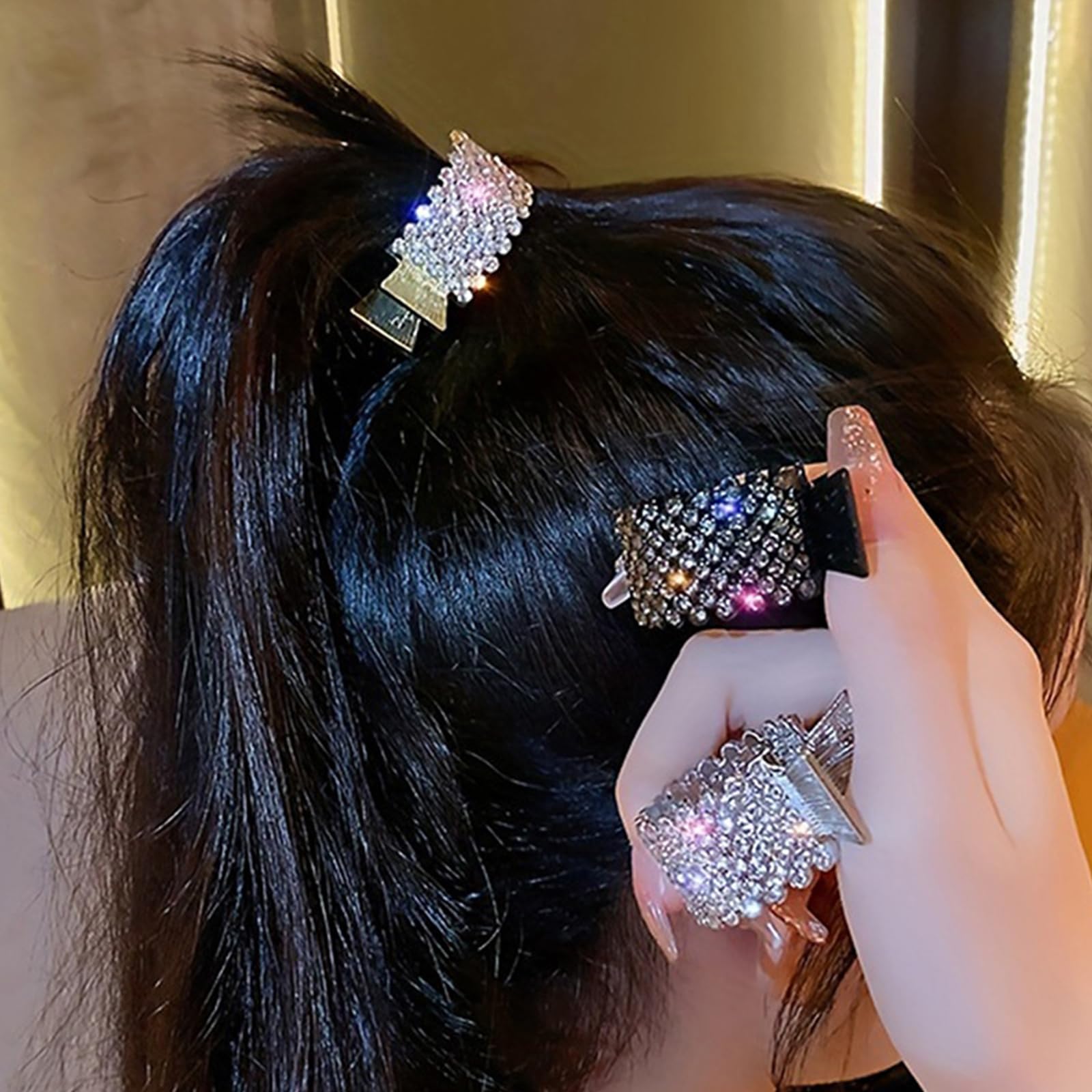 YLOIJO ponyclip secure-grip design ensures all-day hold during activities