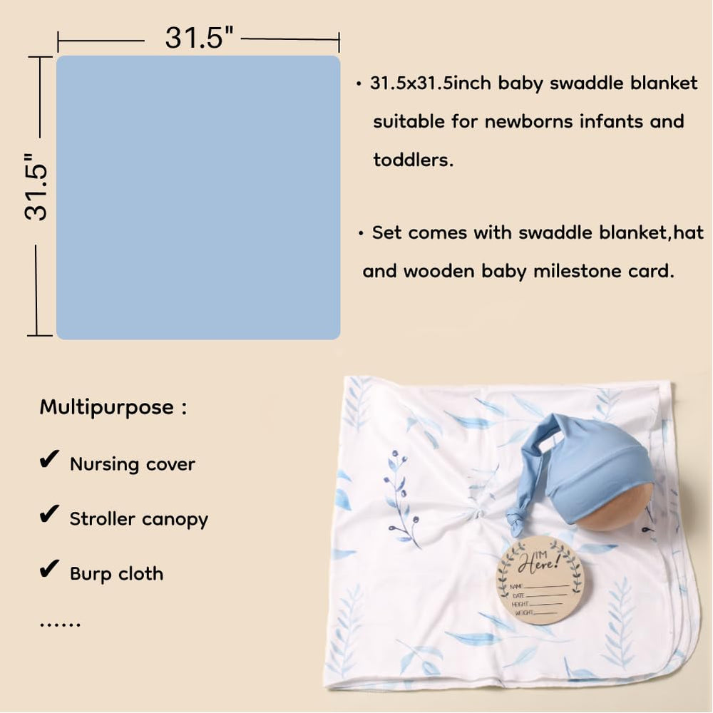 Ylsteed swaddle blanket doubles as nursing cover, burp cloth, and stroller canopy.