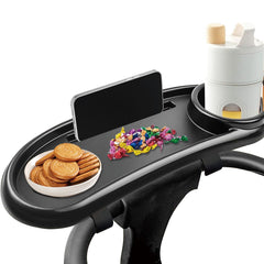 YMGN 3-in-1 universal stroller snack tray assembly ensures secure attachment on most strollers
