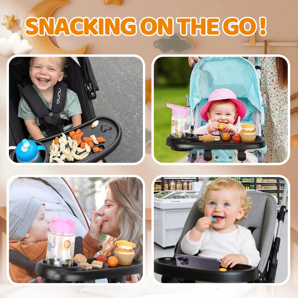 YMGN snack tray spacious oval area supports quick snacks with minimal mess