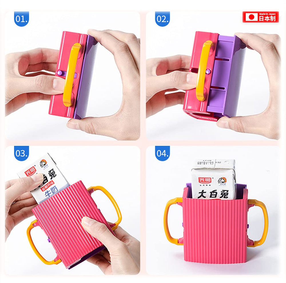 Ynotus kid-friendly side grips help little hands hold drinks easily.