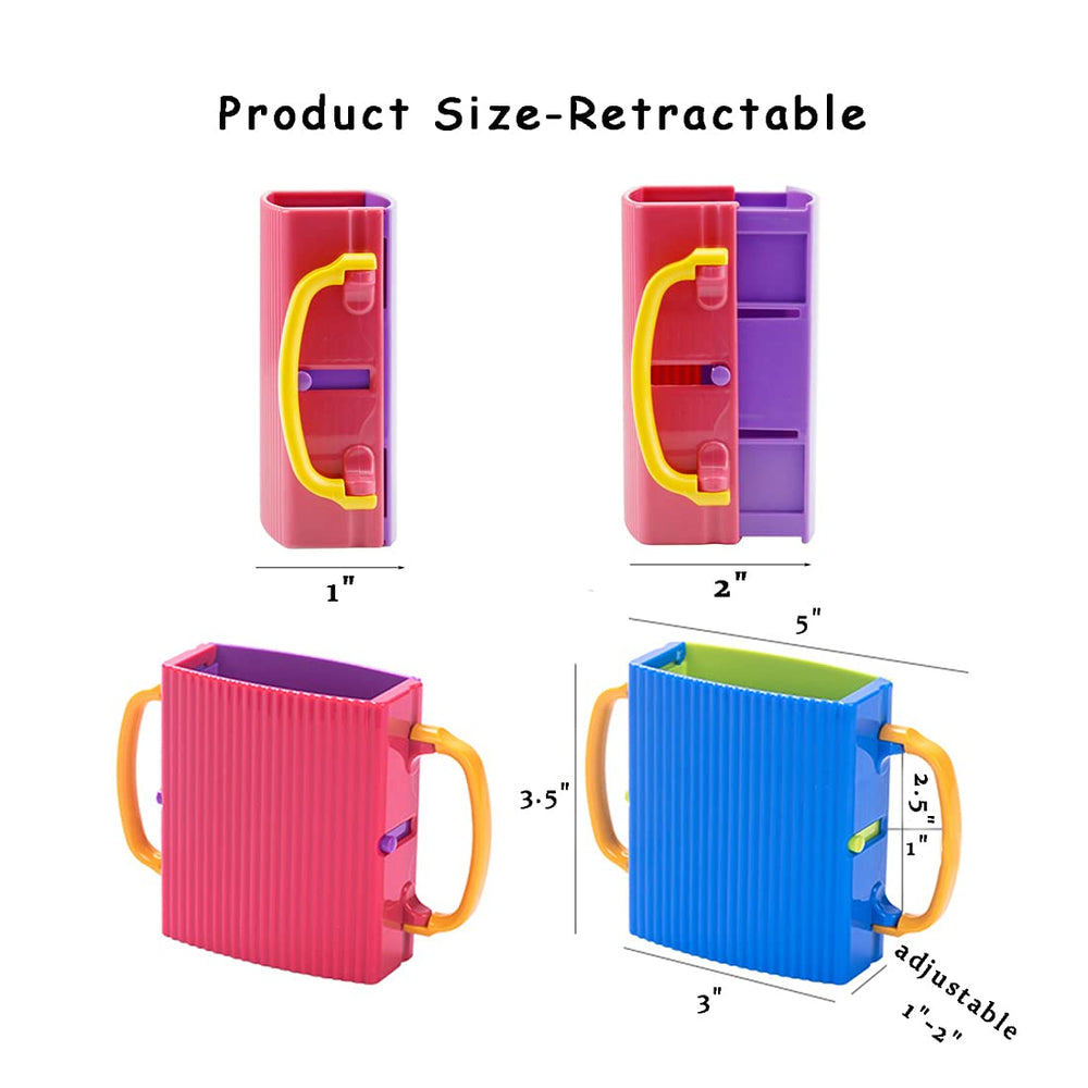 Ynotus two-pack blue and pink set shown for quick, colorful kid meals.