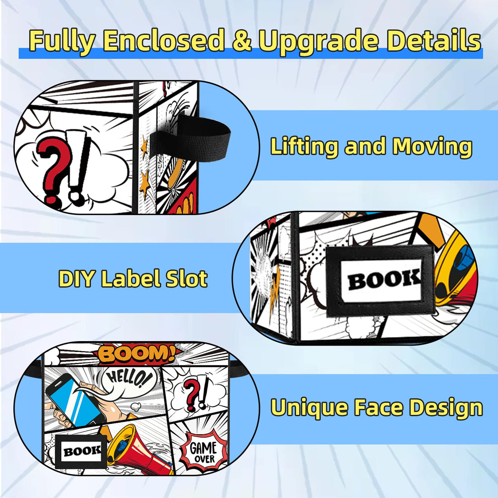 YNSZAS lid, handle, and card slot offer dust protection and labeling.