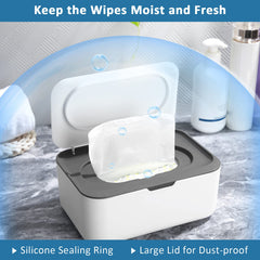 Yoande wipes dispenser gray refillable pack — save money and reduce waste