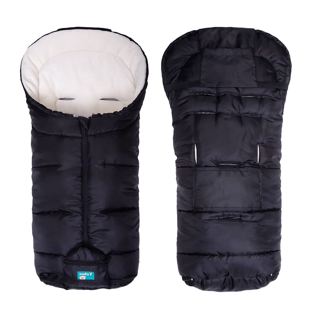 Yobee Hood tightening cords help seal in warmth around the head.