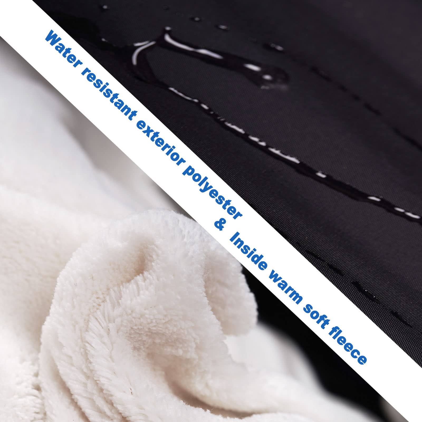 Yobee coral fleece lining provides soft, cozy comfort against winter skin.