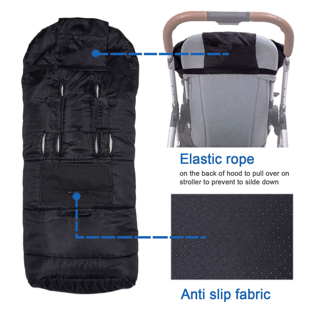Yobee two-side cords securely adjust hood to boost warmth on cold days.