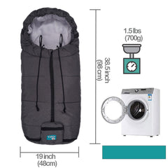 Yobee anti-slip back keeps bunting in place during walks.