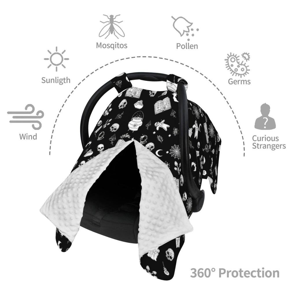 Yobvec Gothic plush fabric close-up shows soft skin-friendly touch.
