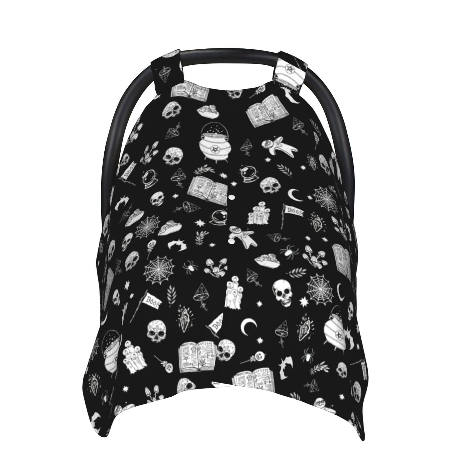 Yobvec Gothic seat cover front opening enables easy baby check without disturbance.