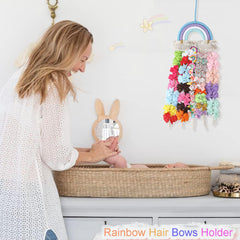 YOcity bow holder blue wall-mount setup shows flexible placement for accessories.