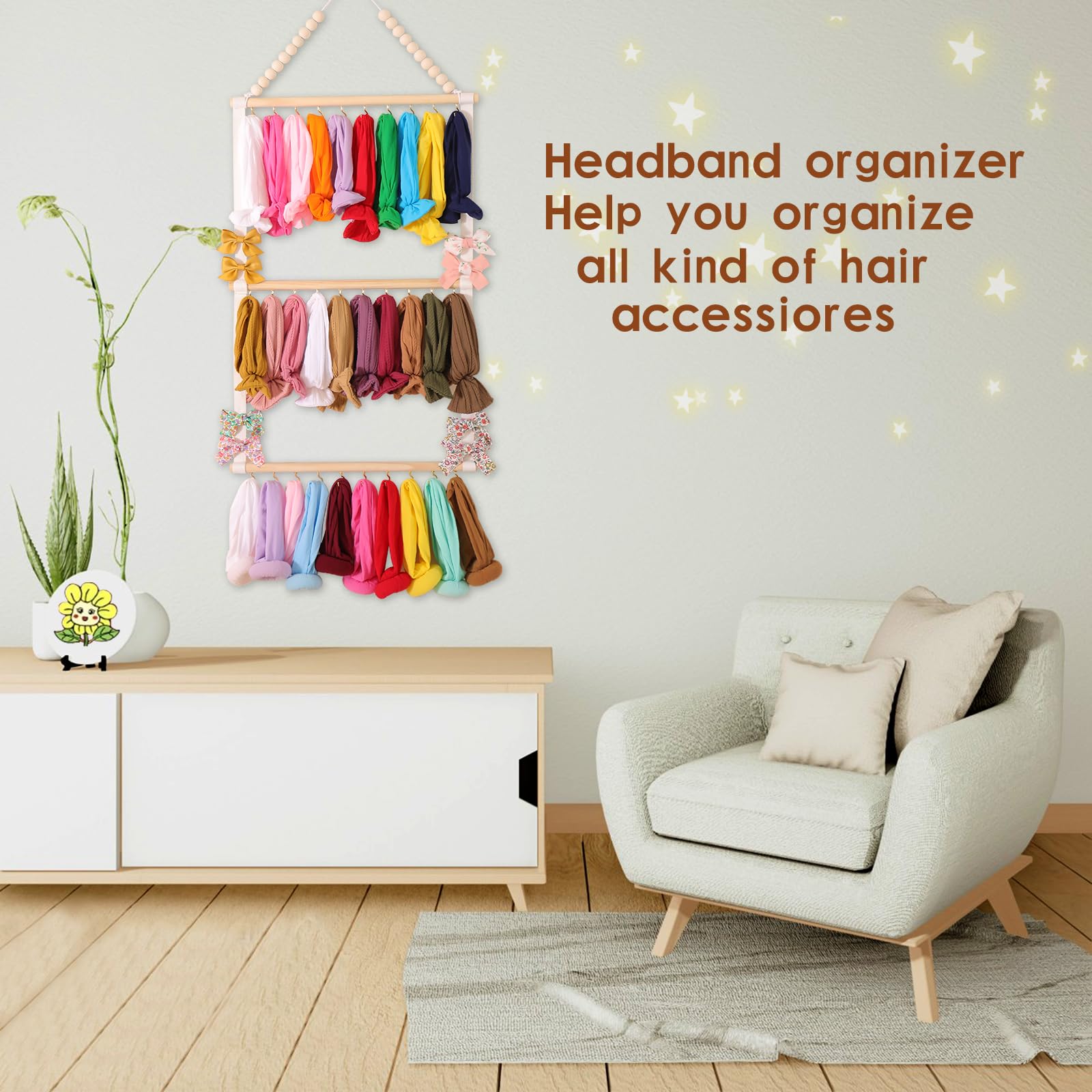 YOcity Headband Holder Organizer ships gift-ready packaging for a thoughtful new-parent present.