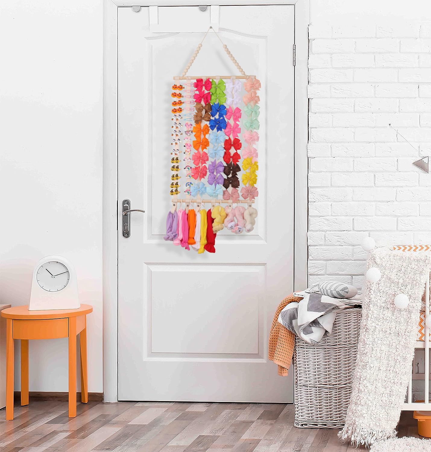 YOcity nursery wall decor storage beige blends with room while storing headbands