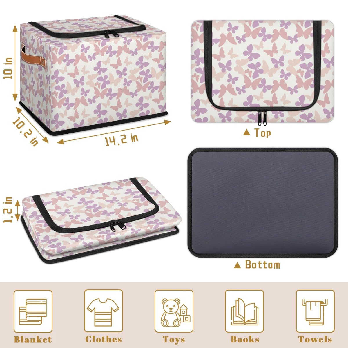 YoCosy stackable design enables neat closets and shelves with space-saving organization.