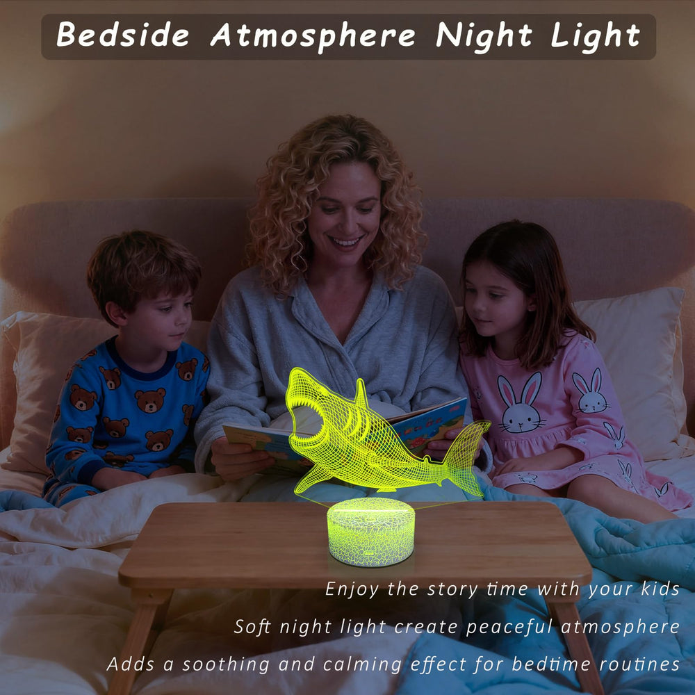 YODAFOOR Megalodon night light makes a great gift idea for kids
