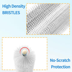 Yodamiack stainless-steel nylon-construction straw cleaner resists rust for daily reuse.