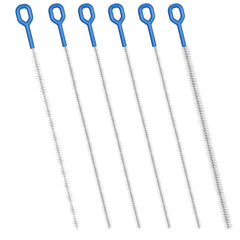 Yodamiack straw cleaner brush with 12.6-inch reach cleans deep into reusable straws.