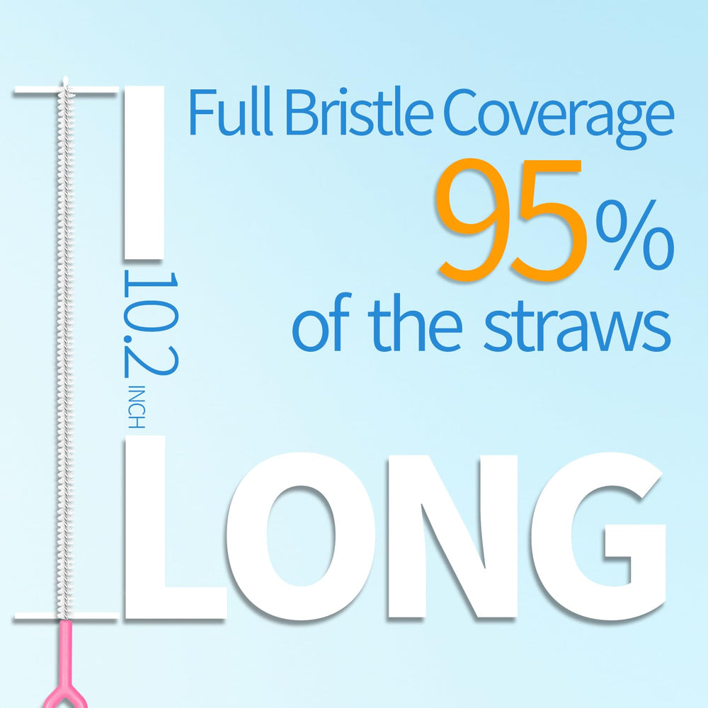 Yodamiack straw cleaner fits different straw sizes for broad compatibility.