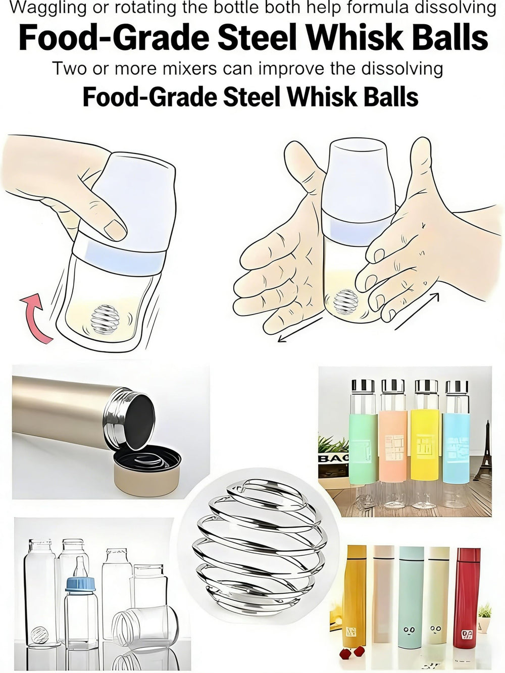 YOFAN five-pack in durable construction for daily bottle use.