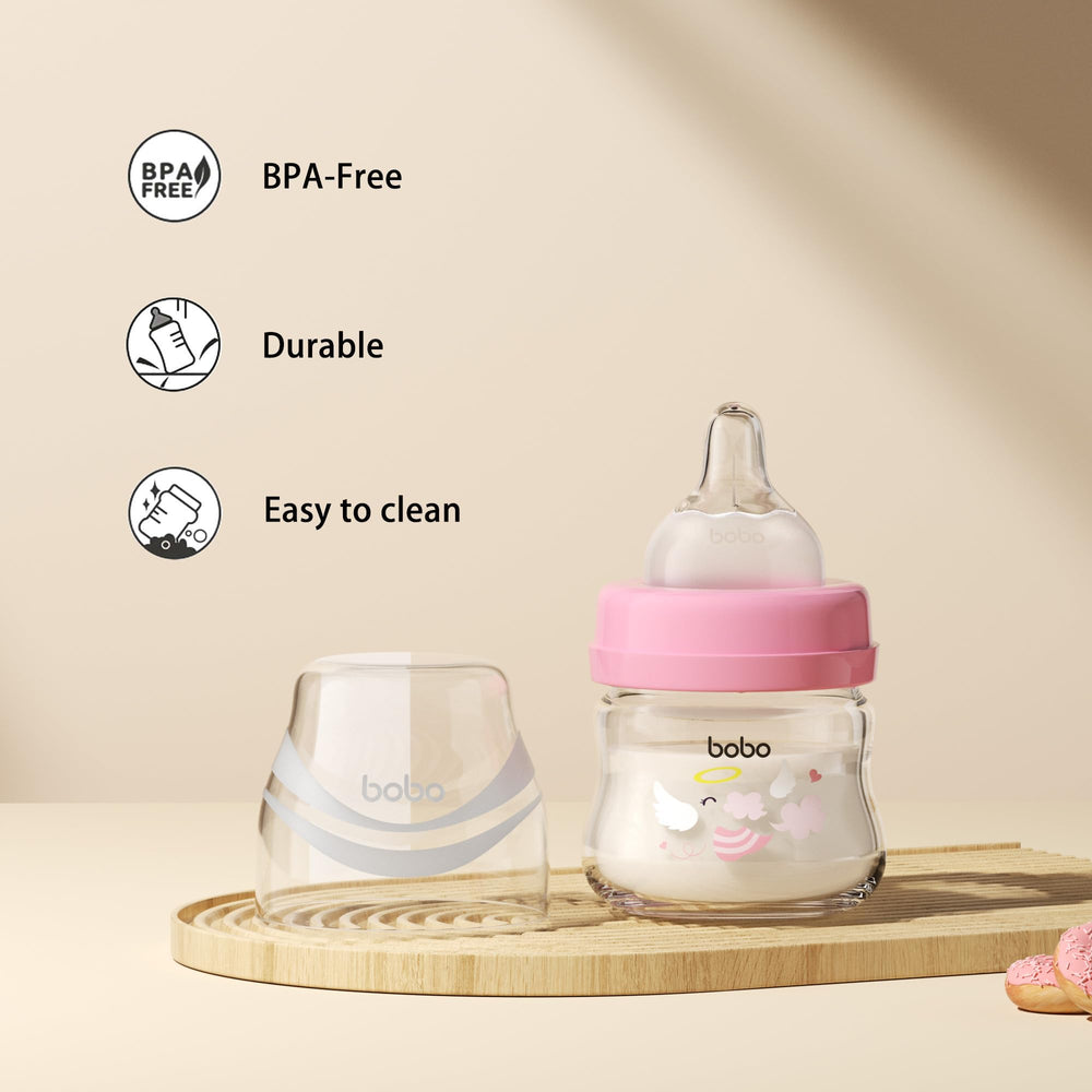 YOHKOH bottle highlights dishwasher-safe and easy-clean glass surface.