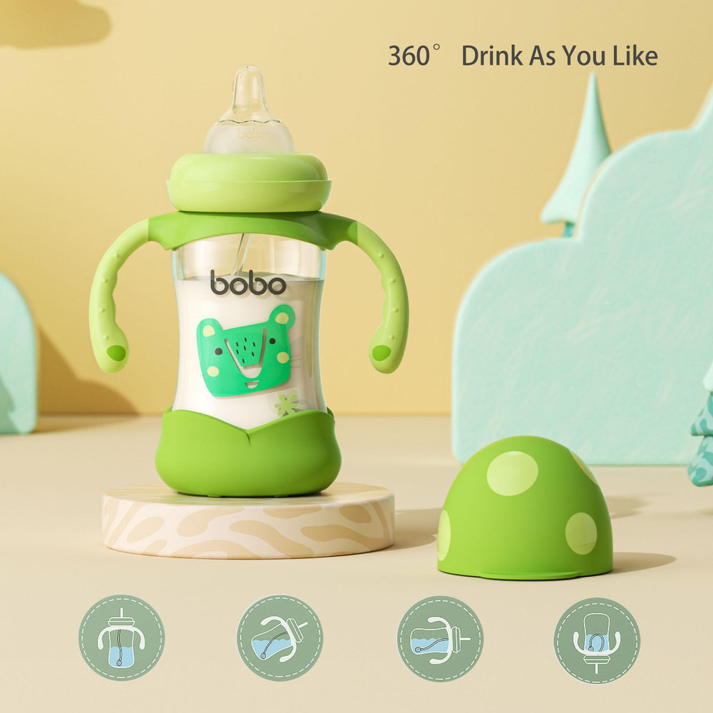 YOHKOH durable ink scale remains legible on bottle for accurate daytime tracking.