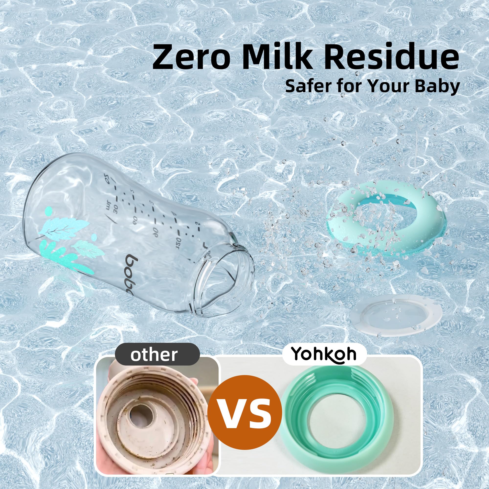 YOHKOH bottle is freezer-safe for storing milk and meals.
