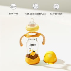 YOHKOH gravity ball design bottle demonstrates versatile sipping to support comfortable feeding sessions