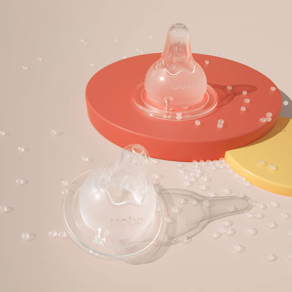 YOHKOH glass bottle features durable non-fading scale for accurate measurement.